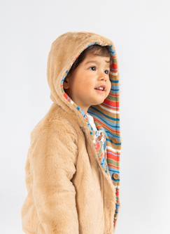 Bébé-Manteau, combipilote, nid d'ange-Veste en maille bébé réversible à rayures