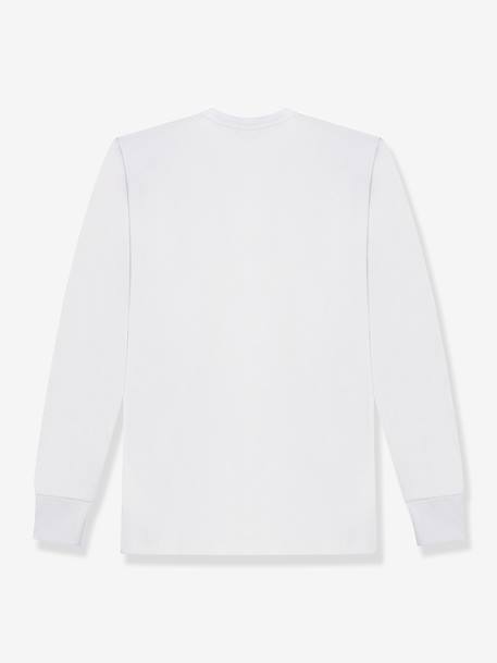 T-shirt thermal D257 blanc+gris 2 - vertbaudet enfant 