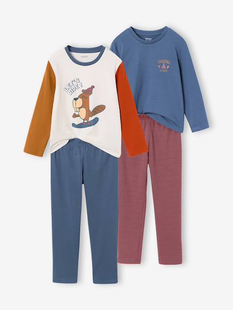 Garçon-Lot de 2 pyjamas garçon