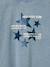 T-shirt manches longues fille bleu chambray+vieux rose 3 - vertbaudet enfant 