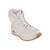 Baskets montantes à lacets Blanc cassé+Noir 5 - vertbaudet enfant 