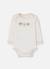 Lot 2 bodies bébé imprimé hiboux Blanc 4 - vertbaudet enfant 