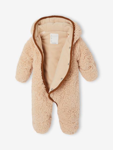 Combipilote naissance avec capuche sable 5 - vertbaudet enfant 