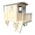 Cabane roulotte en bois sur pilotis pour enfants carry Marron 3 - vertbaudet enfant 