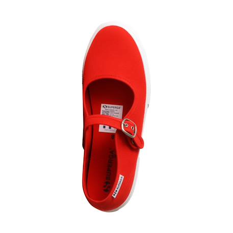 Ballerines à brides Blanc+Noir  blanc+Rouge blanc 18 - vertbaudet enfant 