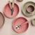 Service de table en silicone Rose+Vert 2 - vertbaudet enfant 