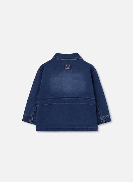 Surchemise denim garçon game on Bleu 3 - vertbaudet enfant 