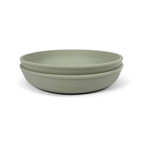 Lot de 2 bols en silicone Vert 1 - vertbaudet enfant 