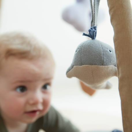 Jouet d'éveil en coton Gris 2 - vertbaudet enfant 