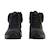 Baskets montantes à lacets Blanc cassé+Noir 10 - vertbaudet enfant 