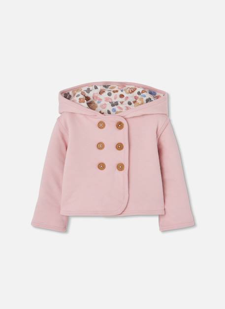 Veste bébé réversible imprimé fleurs Pink 4 - vertbaudet enfant 