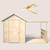 Cabane en bois avec pergola ajourée eugenie Marron 5 - vertbaudet enfant 