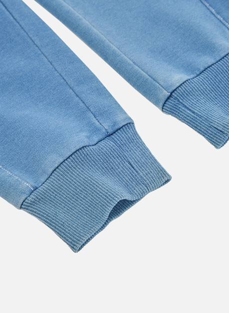 Pantalon garçon en molleton denim Bleu 4 - vertbaudet enfant 