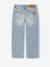 Jean droit fille bleu clair+bleu moyen 2 - vertbaudet enfant 