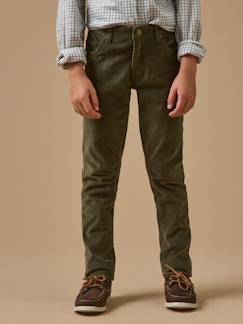 -Slim en velours garçon