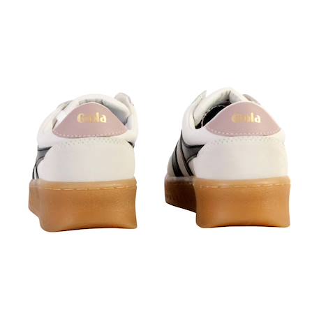 Baskets basses à lacets Blanc noir chalk rose gum 4 - vertbaudet enfant 