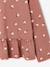 Blouse manches longues fille bois de rose+taupe 3 - vertbaudet enfant 