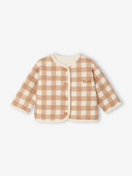 Gilet matelassé naissance écru 5 - vertbaudet enfant 