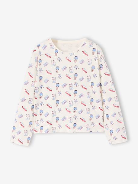 Lot de 2 pyjamas fille beige 5 - vertbaudet enfant 