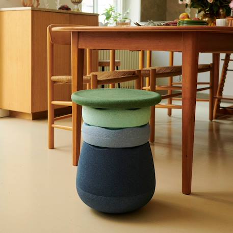 Tabouret modulaire dynamic all super confetti Bleu foncé, bleu clair, vert clair, vert foncé+Multicolore+Vert, rose, jaune, bleu 5 - vertbaudet enfant 