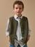 Veste sans manches en sherpa garçon Encre+Kaki 3 - vertbaudet enfant 