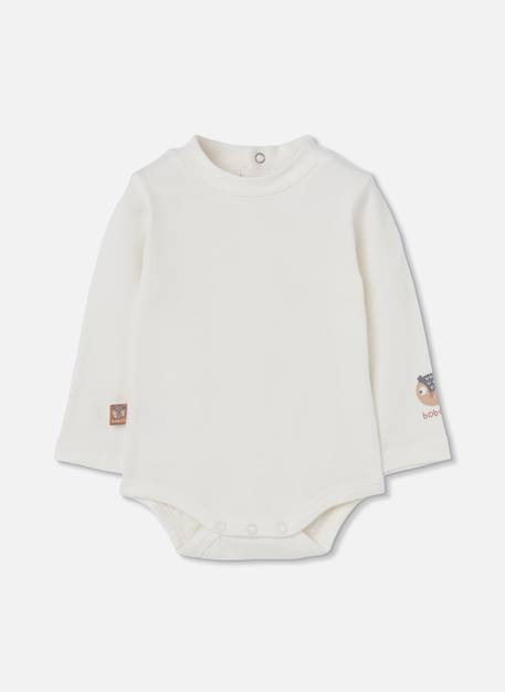 Ensemble bébé garçon maille carreaux brodé hiboux Pink 3 - vertbaudet enfant 