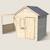 Cabane en bois enfant avec pergola alpaga Beige 1 - vertbaudet enfant 