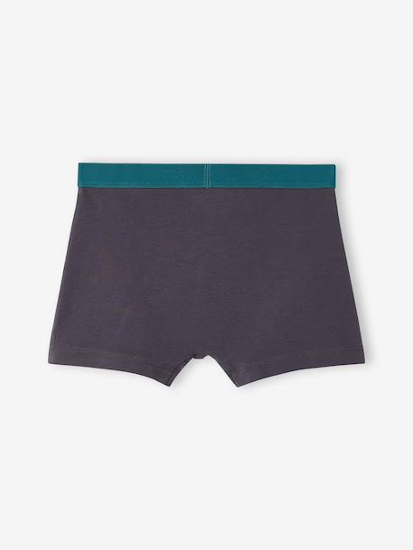 Lot de 5 boxers garçon anthracite 7 - vertbaudet enfant 