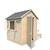 Cabane en bois avec table pique-nique tiana Marron 3 - vertbaudet enfant 