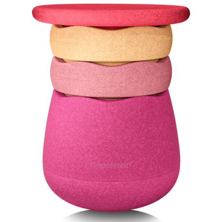 Tabouret modulaire dynamic all super confetti Bleu foncé, bleu clair, vert clair, vert foncé+Multicolore+Rose, rouge clair, orange clair, rouge multicolore 11 - vertbaudet enfant 