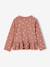 Blouse manches longues fille bois de rose+taupe 2 - vertbaudet enfant 