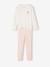 Lot de 2 pyjamas fille manches longues rose pâle 1 - vertbaudet enfant 