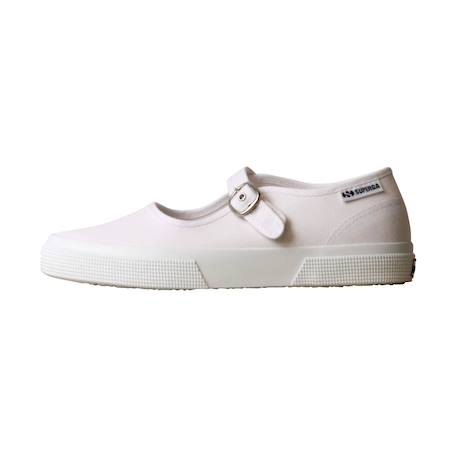 Ballerines à brides Blanc+Noir  blanc+Rouge blanc 2 - vertbaudet enfant 
