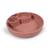 Assiette compartimentée en silicone Rose+Vert 1 - vertbaudet enfant 
