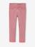 Pantalon slim fille morphologie large encre+mauve 4 - vertbaudet enfant 