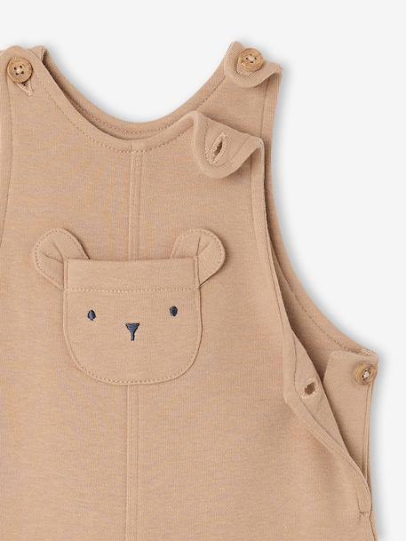 Salopette naissance bébé garçon beige chiné 3 - vertbaudet enfant 