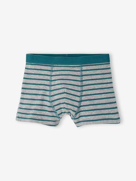 Lot de 5 boxers garçon anthracite 6 - vertbaudet enfant 