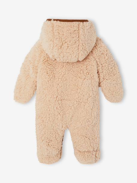 Combipilote naissance avec capuche sable 2 - vertbaudet enfant 