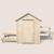 Cabane en bois enfant cuisine et table blanche Marron 5 - vertbaudet enfant 