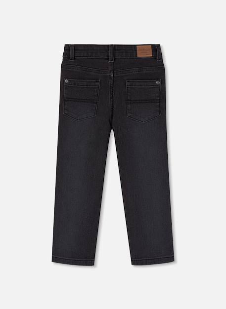 Pantalon garçon en denim élastique Noir 2 - vertbaudet enfant 