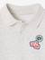 Sweat polo garçon gris chiné 3 - vertbaudet enfant 