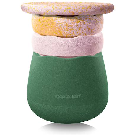 Tabouret modulaire dynamic all super confetti Bleu foncé, bleu clair, vert clair, vert foncé+Multicolore+Vert, rose, jaune, bleu 12 - vertbaudet enfant 