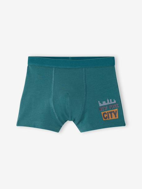 Lot de 5 boxers garçon anthracite 4 - vertbaudet enfant 