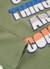 T-shirt maille garçon imprimé lettres Vert 4 - vertbaudet enfant 