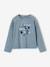 T-shirt manches longues fille bleu chambray+vieux rose 1 - vertbaudet enfant 