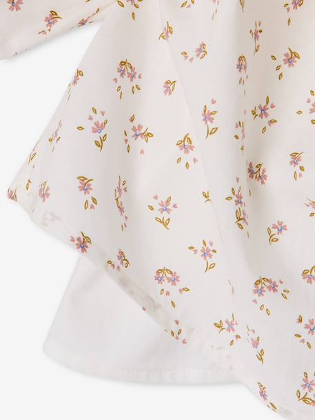 Blouse fille manches smockées ivoire+vanille+vert sauge 7 - vertbaudet enfant 