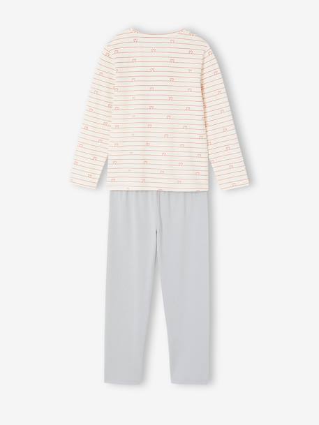 Lot de 2 pyjamas fille beige 8 - vertbaudet enfant 