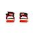 Sandales à scratch Marine rouge bleu+Noir rouge 10 - vertbaudet enfant 