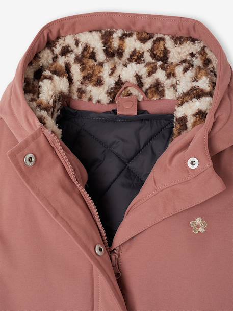 Parka 3 en 1 fille amovible blush+marine 8 - vertbaudet enfant 
