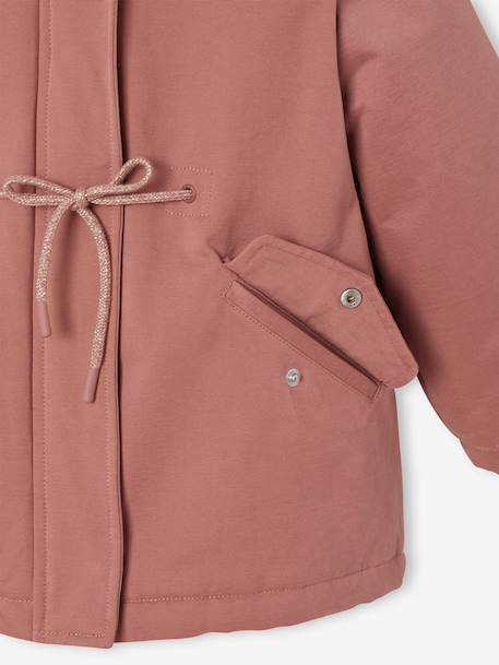 Parka 3 en 1 fille amovible blush+marine 9 - vertbaudet enfant 